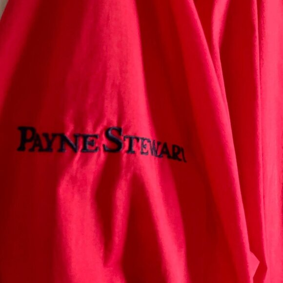 Payne Stewart Red Pullover Golf Jacket Windbreaker Big Tall XLT - Picture 9 of 11
